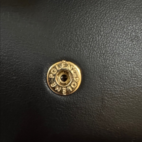 Polene Numéro Sept Crossbody Wallet BANDOULIERE NOIR LISSE - Picture 10 of 12